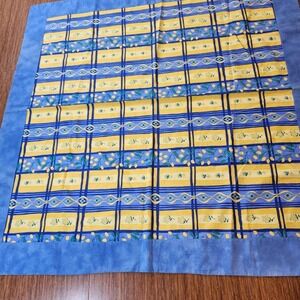 Heavy Duty Large Tablecloth Lemons and Flowers #26  120 x 60 in‎